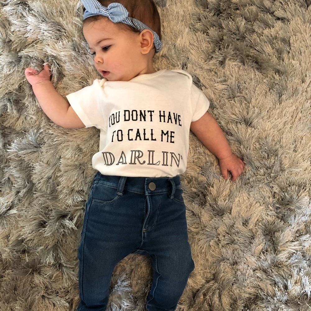 Baby girl country onesie
